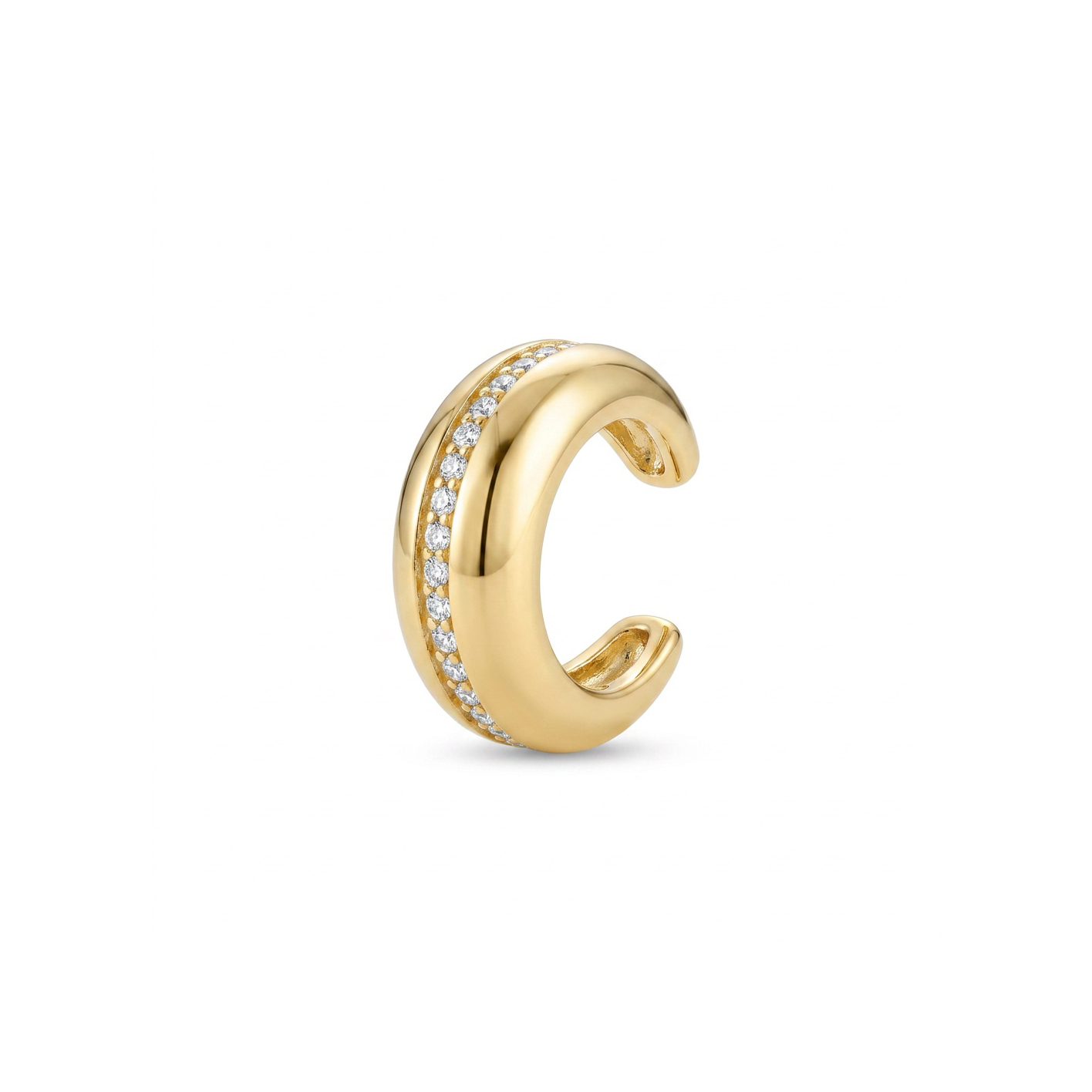 PIERCING MICRO ZIRCONIA DOURADO