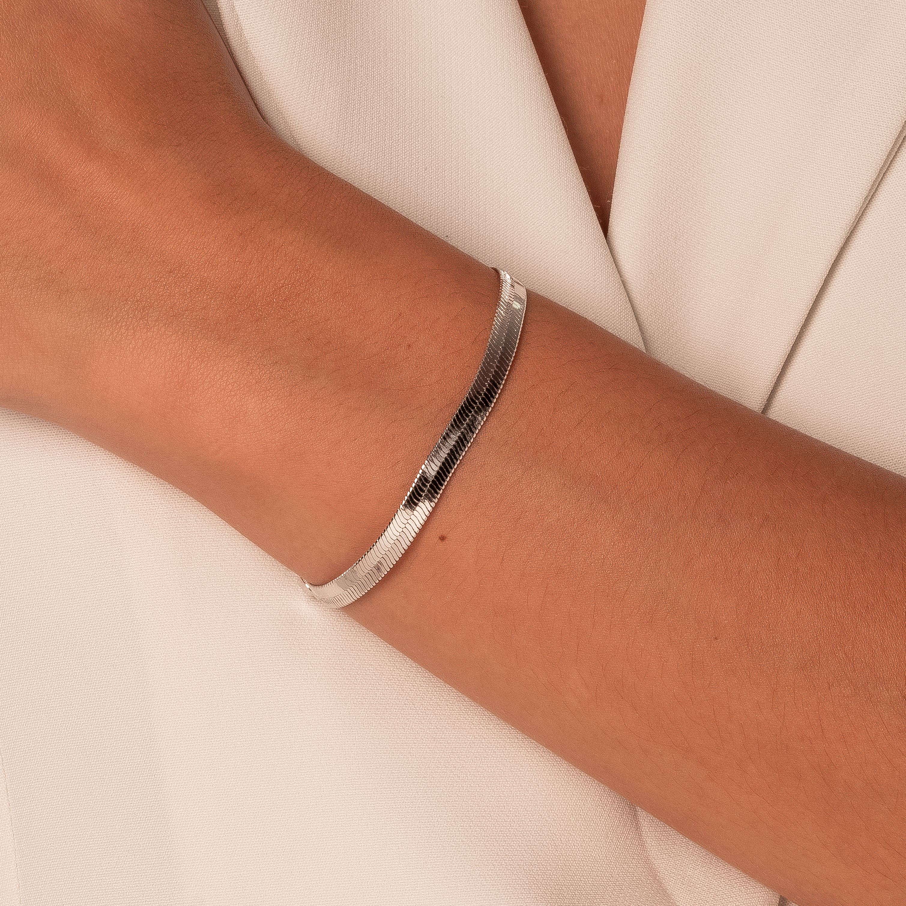 PULSEIRA FITA LISA BRANCO