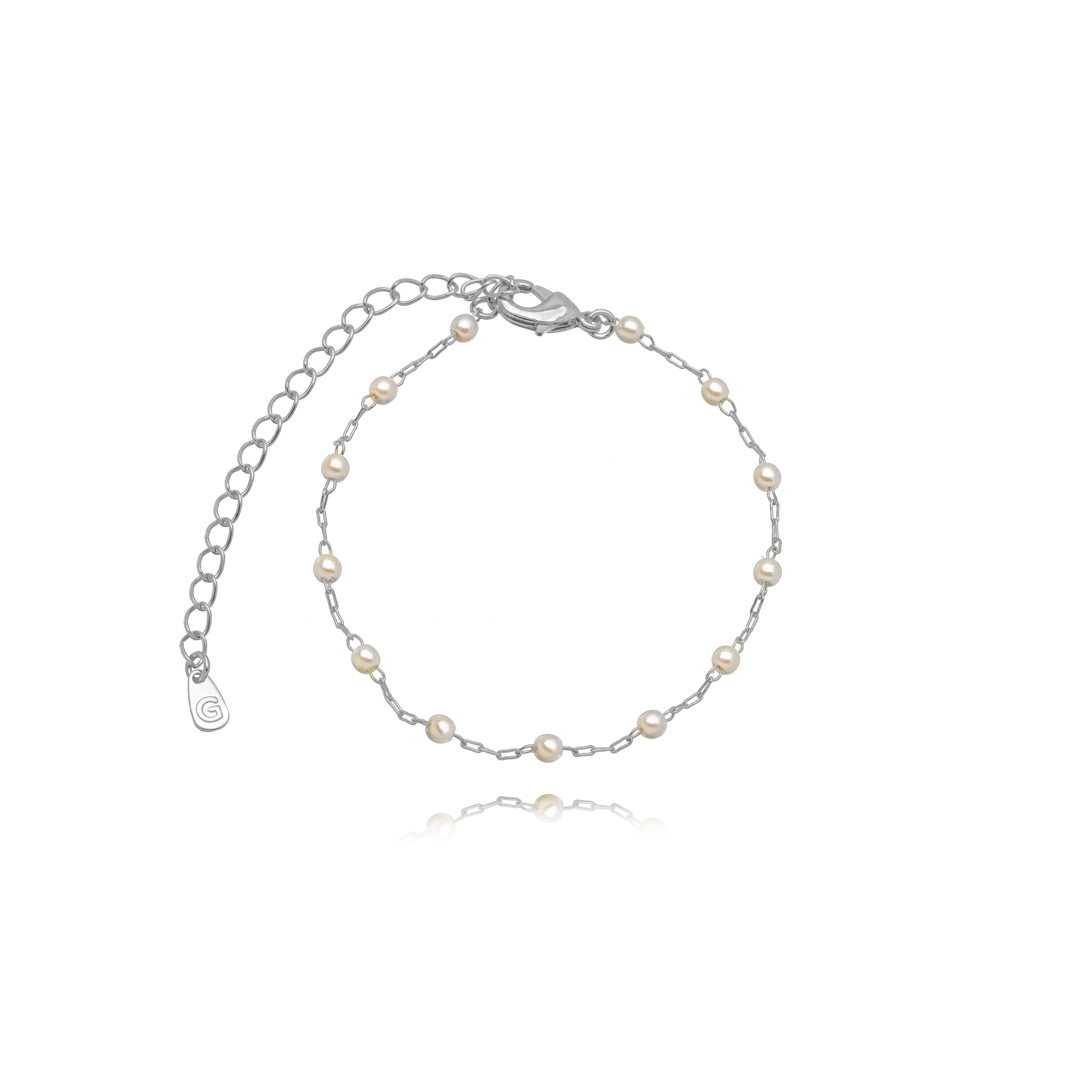 PULSEIRA PEROLA LISA BRANCO