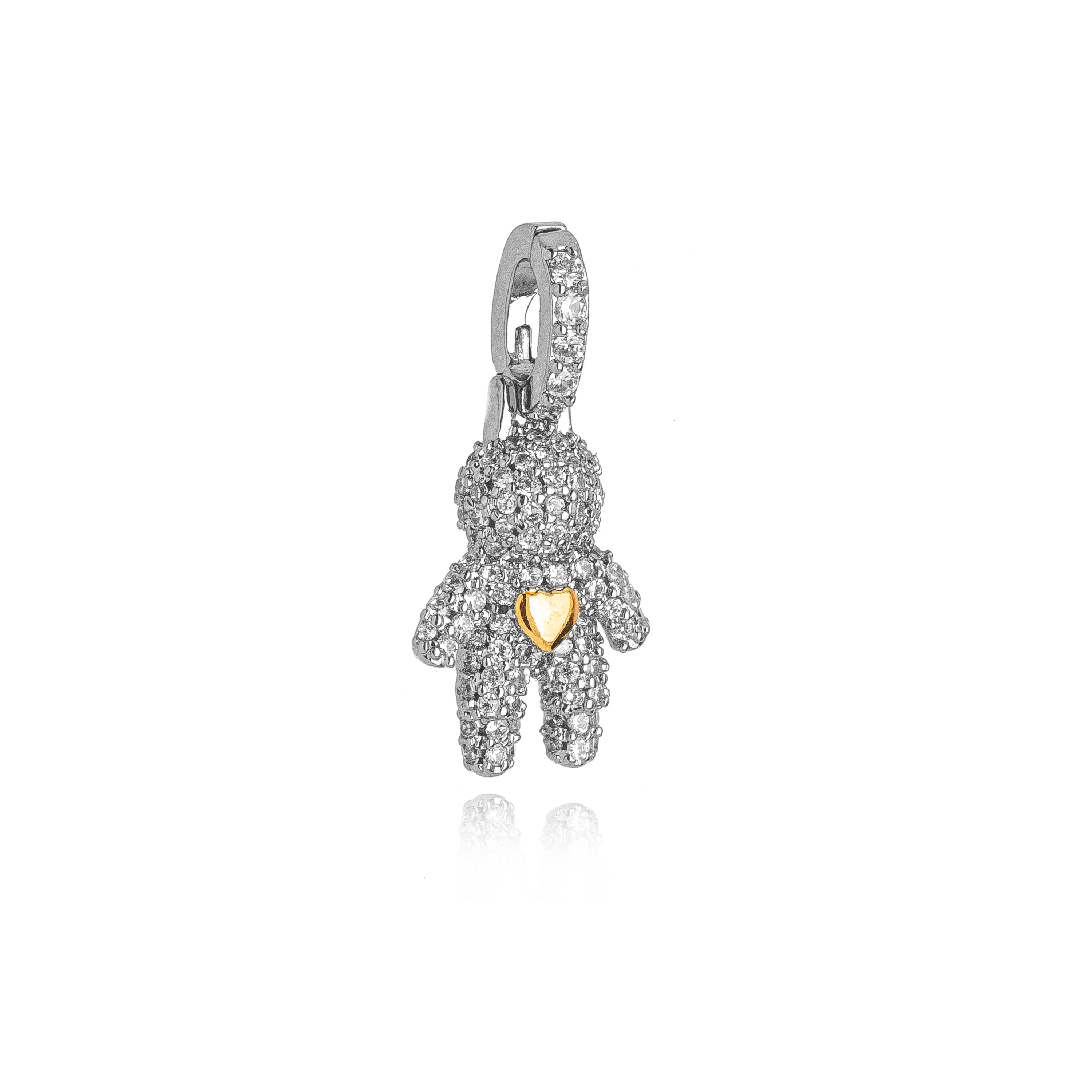 PINGENTE MENINO MICRO ZIRCONIA BICOLOR