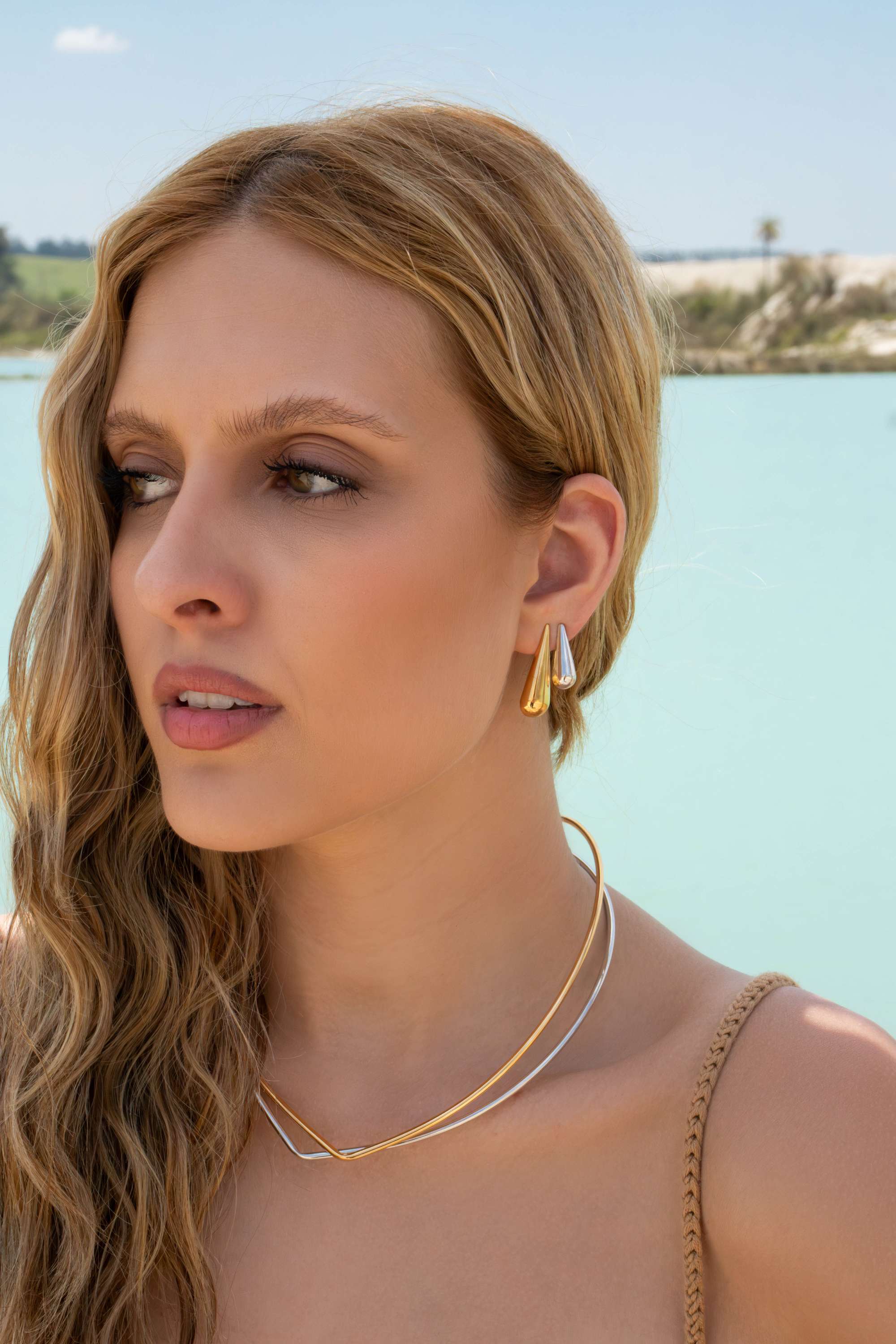 CHOKER ARO LISO DOURADO